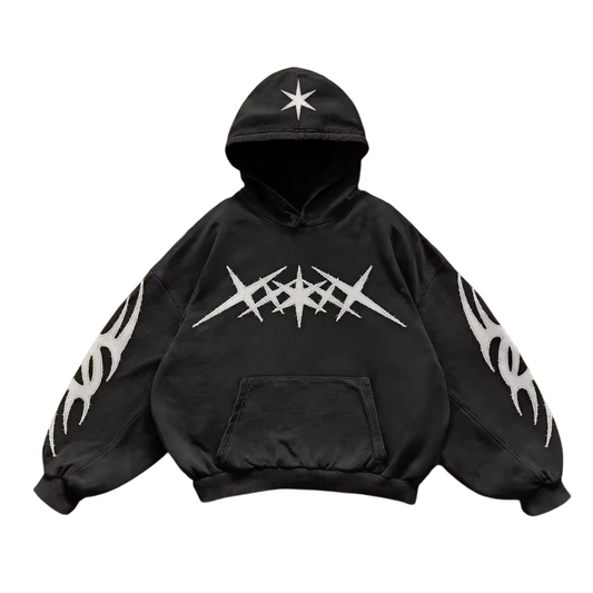 BLADED CREST HOODIE